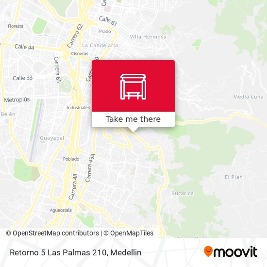 Retorno 5 Las Palmas 210 map