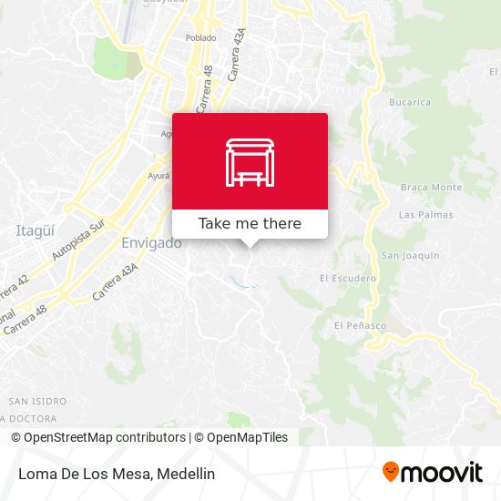 Loma De Los Mesa map