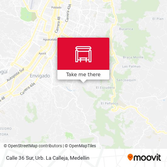 Calle 36 Sur, Urb. La Calleja map