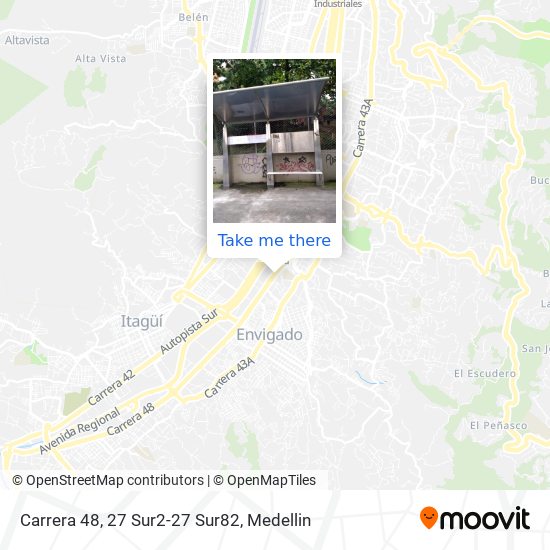 Carrera 48, 27 Sur2-27 Sur82 map