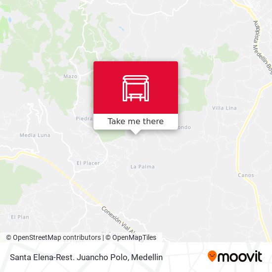 Santa Elena-Rest. Juancho Polo map