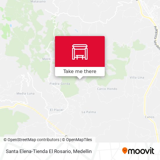 Mapa de Santa Elena-Tienda El Rosario