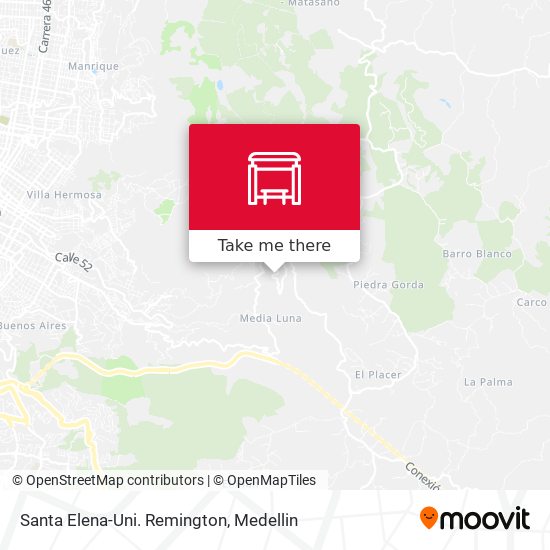 Santa Elena-Uni. Remington map