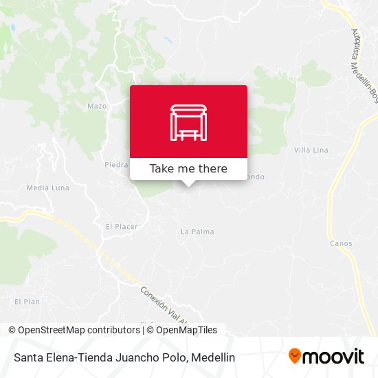 Santa Elena-Tienda Juancho Polo map