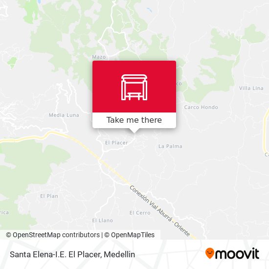 Mapa de Santa Elena-I.E. El Placer