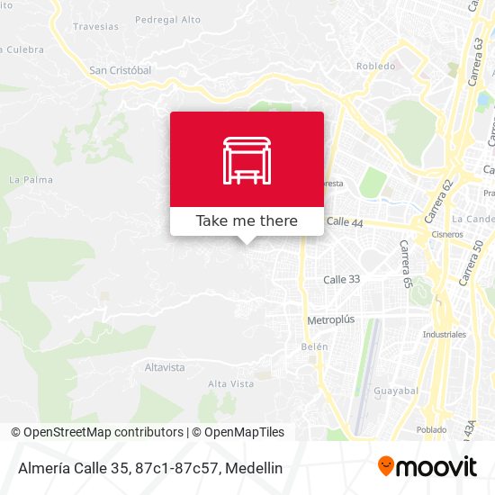 Mapa de Almería Calle 35, 87c1-87c57