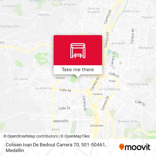 Coliseo Ivan De Bedout Carrera 70, 501-50461 map