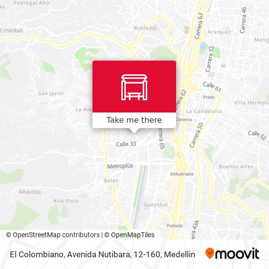 El Colombiano, Avenida Nutibara, 12-160 map