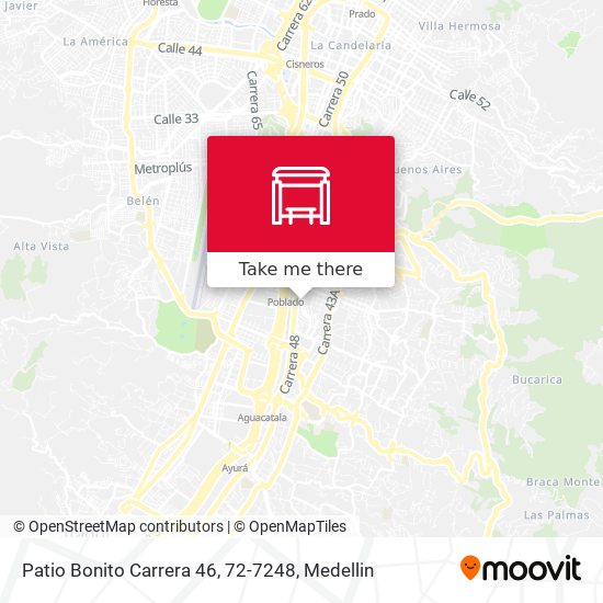 Mapa de Patio Bonito Carrera 46, 72-7248