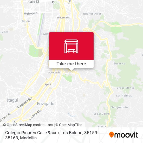 Colegio Pinares Calle 9sur / Los Balsos, 35159-35163 map