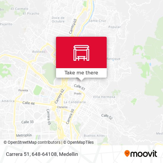 Mapa de Carrera 51, 648-64108