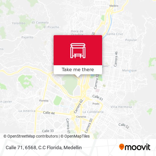 Mapa de Calle 71, 6568, C.C Florida