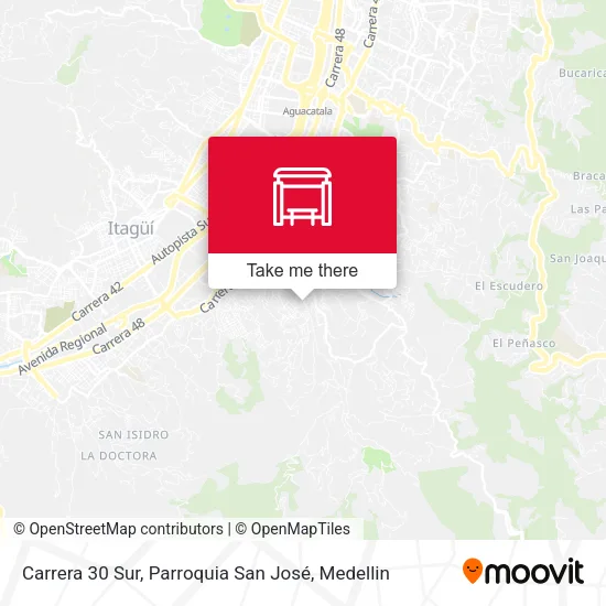 Carrera 30 Sur, Parroquia San José map