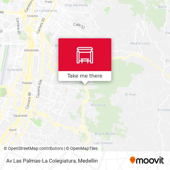 Av Las Palmas-La Colegiatura map