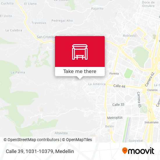 Mapa de Calle 39, 1031-10379