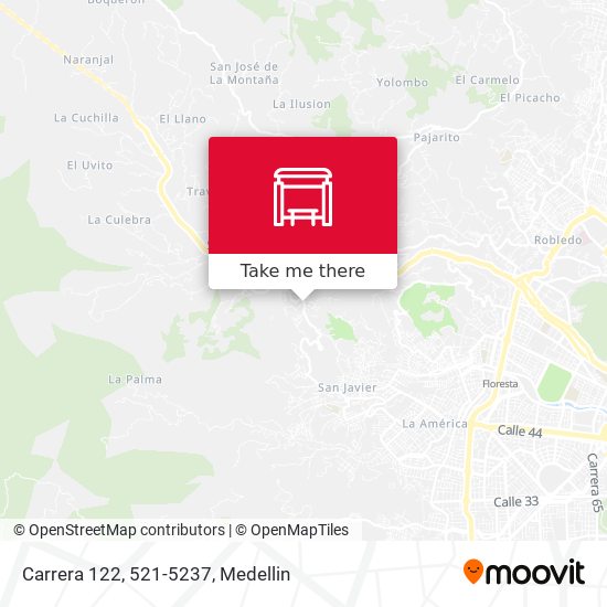 Mapa de Carrera 122, 521-5237