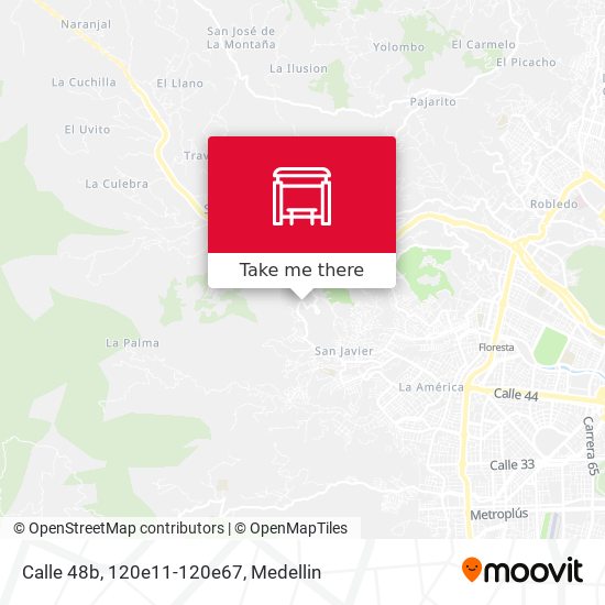 Mapa de Calle 48b, 120e11-120e67