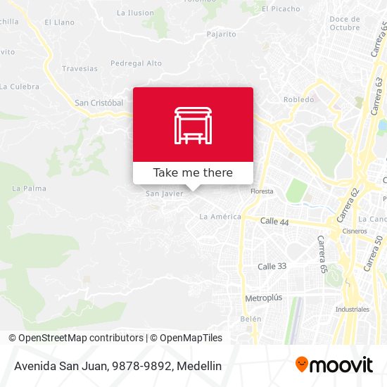 Avenida San Juan, 9878-9892 map