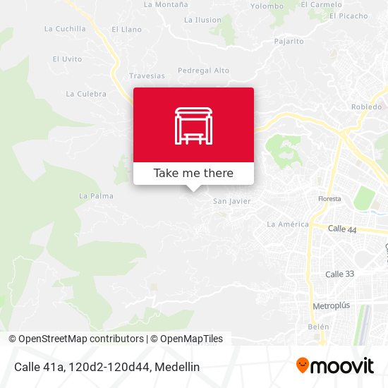 Calle 41a, 120d2-120d44 map