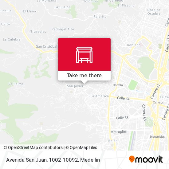 Mapa de Avenida San Juan, 1002-10092