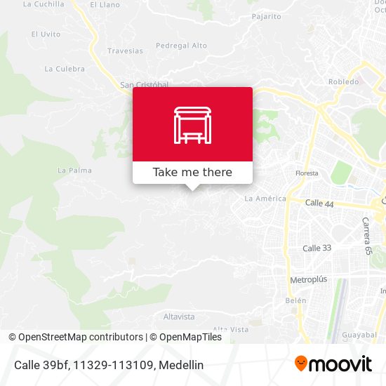 Mapa de Calle 39bf, 11329-113109