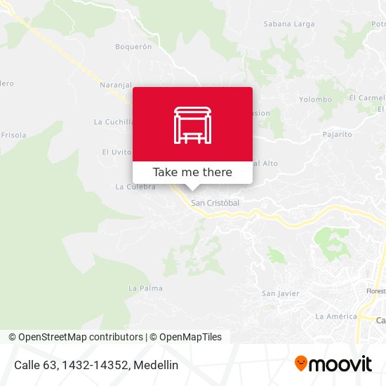 Mapa de Calle 63, 1432-14352