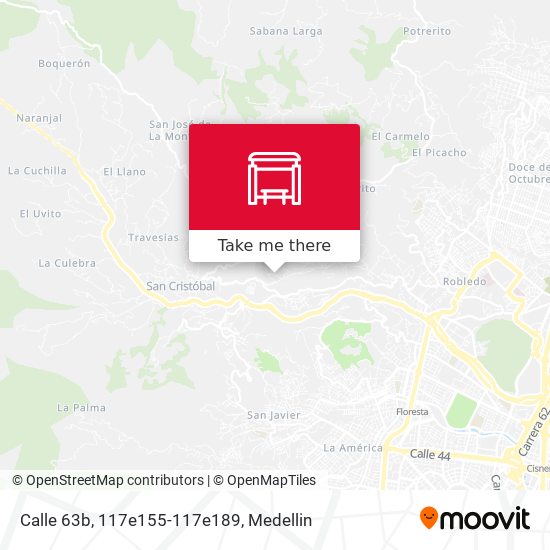 Calle 63b, 117e155-117e189 map