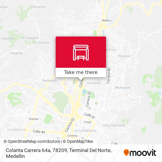 Colanta Carrera 64a, 78209, Terminal Del Norte map