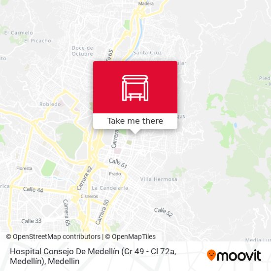 Mapa de Hospital Consejo De Medellín (Cr 49 - Cl 72a, Medellín)