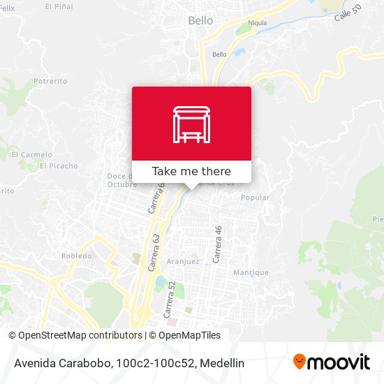 Mapa de Avenida Carabobo, 100c2-100c52