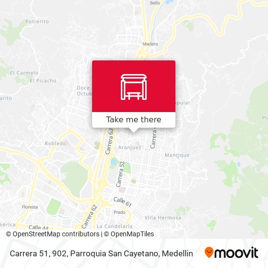 Carrera 51, 902, Parroquia San Cayetano map