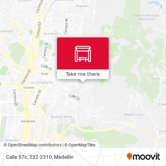 Mapa de Calle 57c, 232-2310