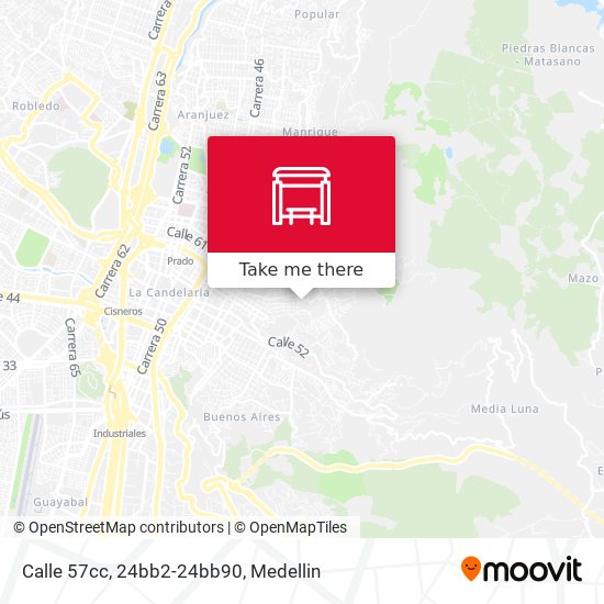Mapa de Calle 57cc, 24bb2-24bb90