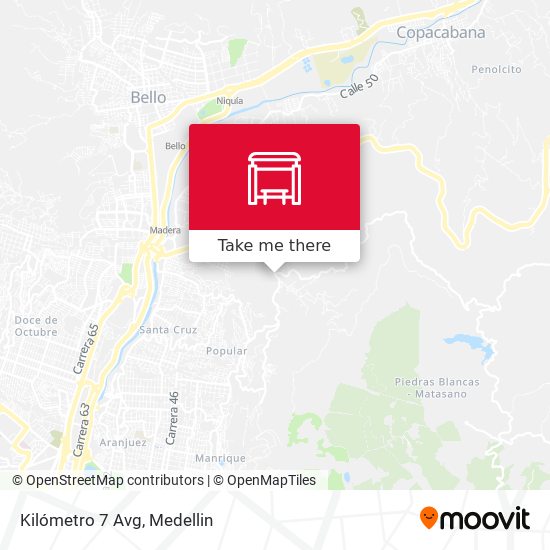 Mapa de Kilómetro 7 Avg