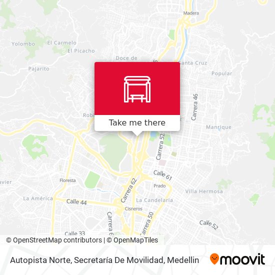 Autopista Norte, Secretaría De Movilidad map