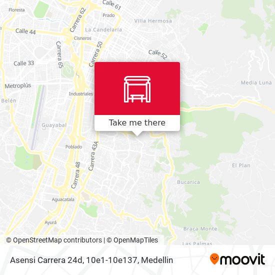 Asensi Carrera 24d, 10e1-10e137 map