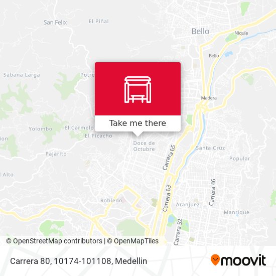 Carrera 80, 10174-101108 map