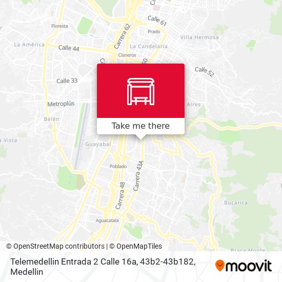 Telemedellin Entrada 2 Calle 16a, 43b2-43b182 map