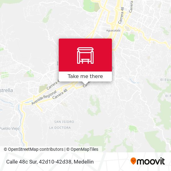 Mapa de Calle 48c Sur, 42d10-42d38