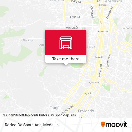 Mapa de Rodeo De Santa Ana