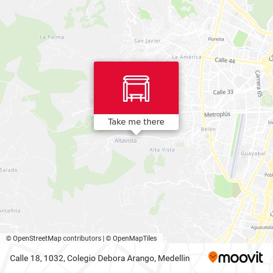 Calle 18, 1032, Colegio Debora Arango map