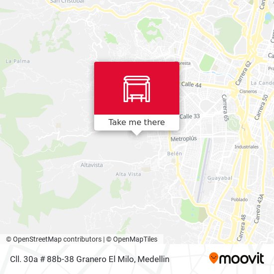 Mapa de Cll. 30a # 88b-38 Granero El Milo