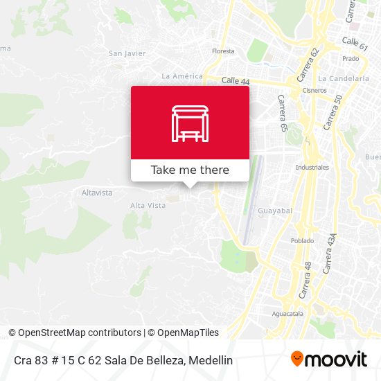 Mapa de Cra 83 # 15 C 62 Sala De Belleza