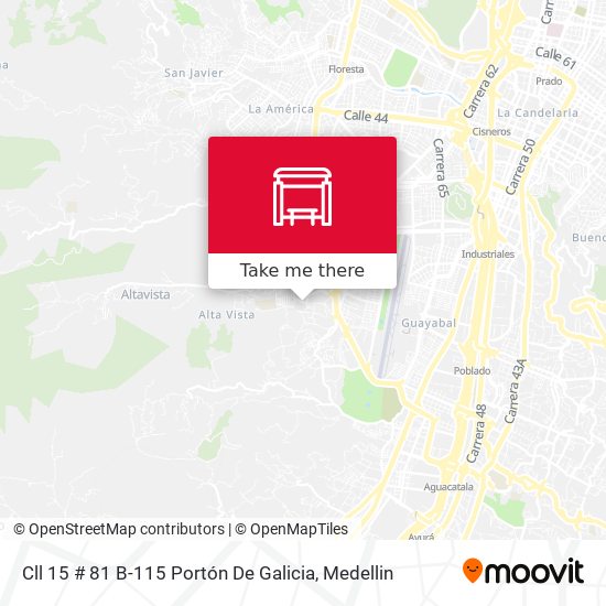 Mapa de Cll 15 # 81 B-115 Portón De Galicia