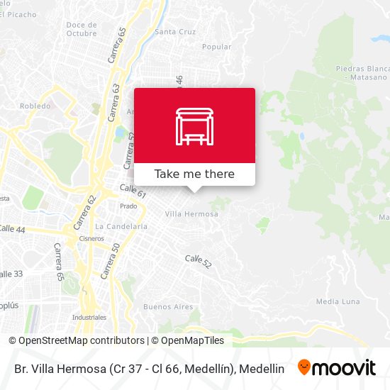 Br. Villa Hermosa (Cr 37 - Cl 66, Medellín) map