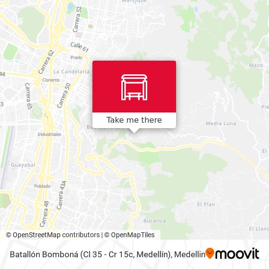 Batallón Bomboná (Cl 35 - Cr 15c, Medellín) map