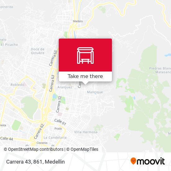 Mapa de Carrera 43, 861