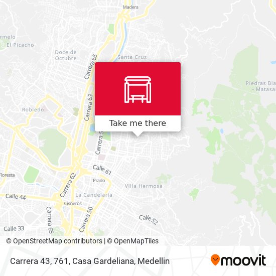Mapa de Carrera 43, 761, Casa Gardeliana