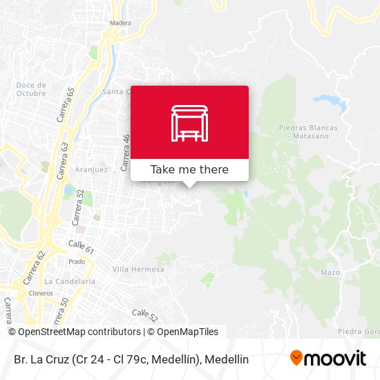 Br. La Cruz (Cr 24 - Cl 79c, Medellín) map