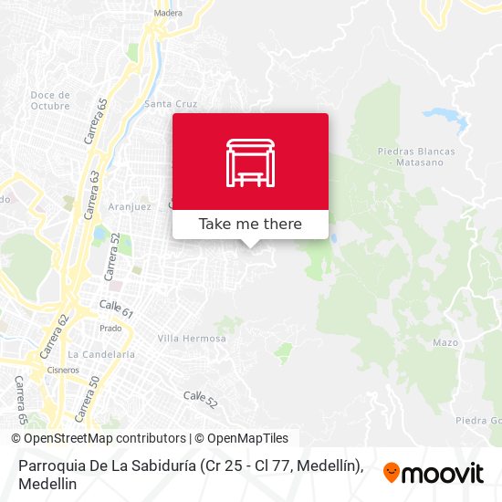 Parroquia De La Sabiduría (Cr 25 - Cl 77, Medellín) map